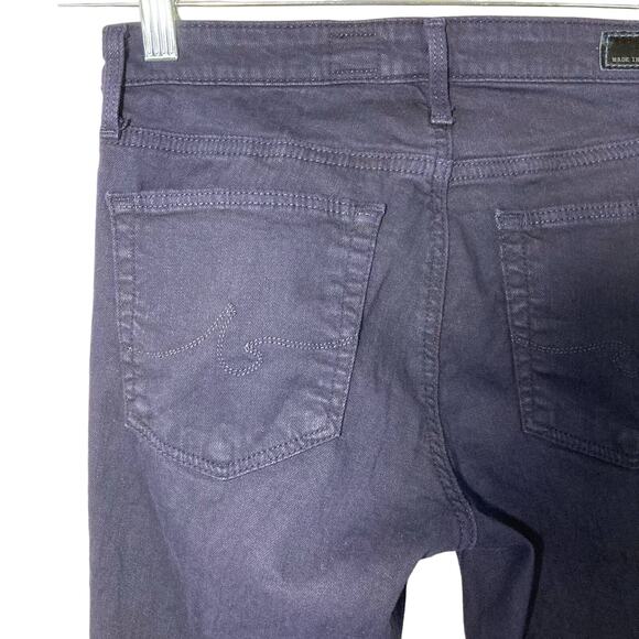 AG Adriano Goldschmied The Prima Mid-Rise Cigarette Jeans Dark Navy Blue Sz 26R - Picture 14 of 16